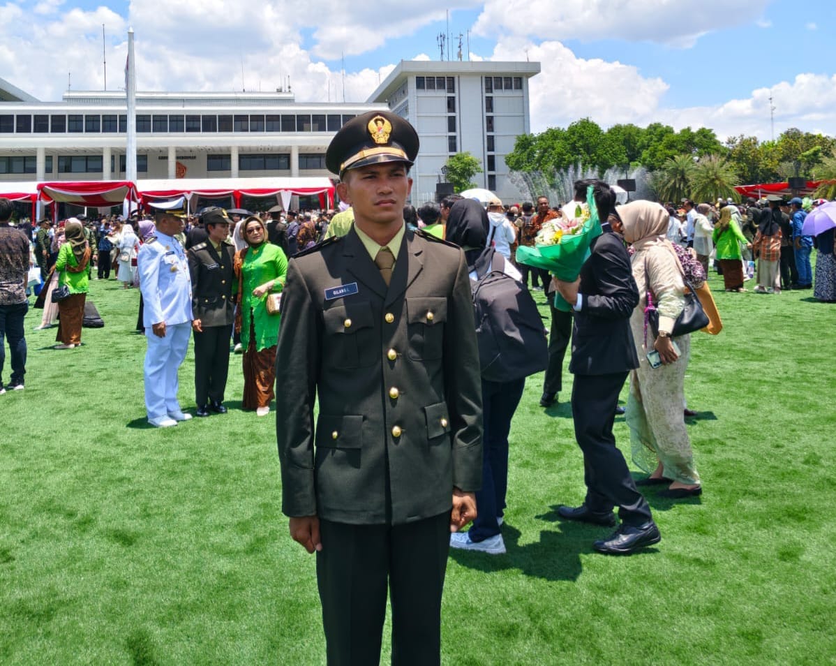 Baru Dilantik Jadi Perwira TNI, Atlet Sumbar Gilang Ilhaza Dipanggil Pelatnas Asian Games 2026