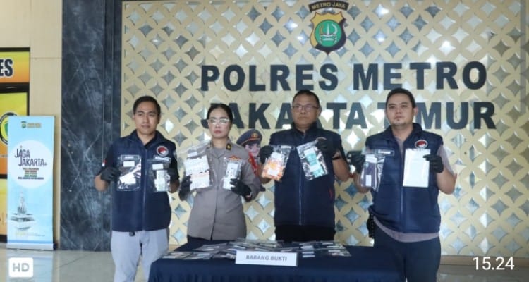 Polres Metro Jakarta Timur Ungkap Peredaran Psikotropika