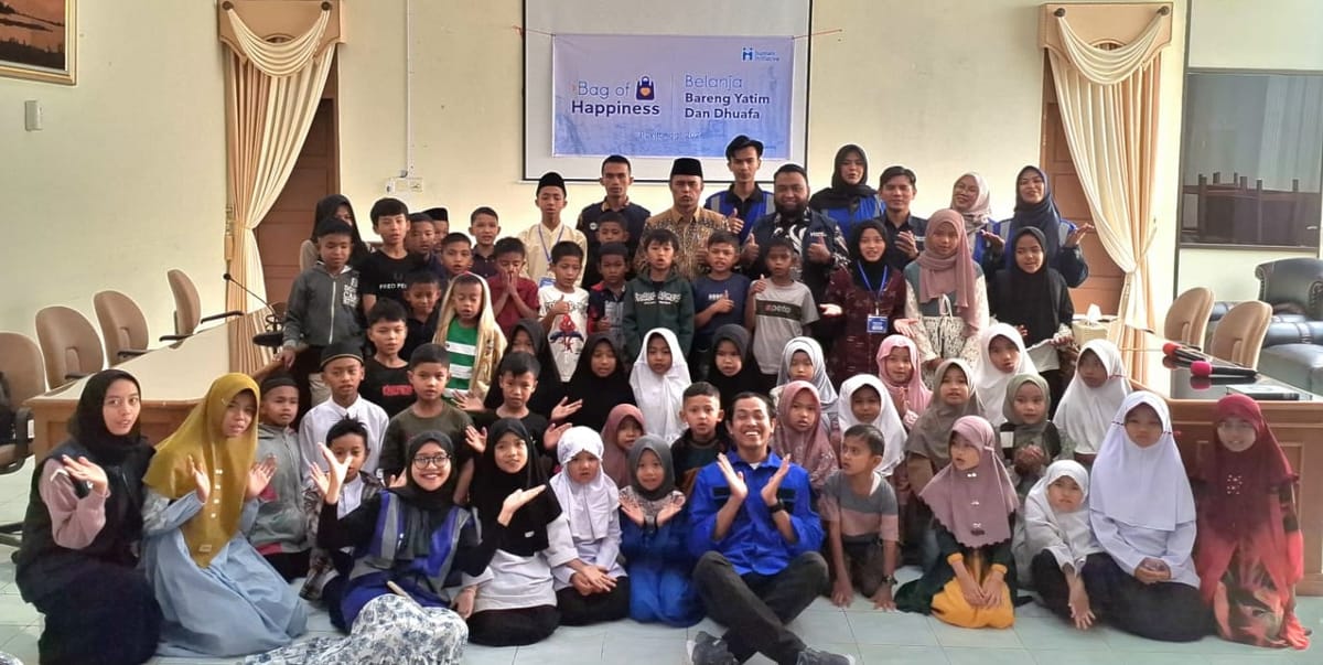 Belanja Bareng Yatim dan Dhuafa, Pemkab Agam dan Human Initiative Hadirkan Kebahagiaan Lebaran 1447 H/2026 M