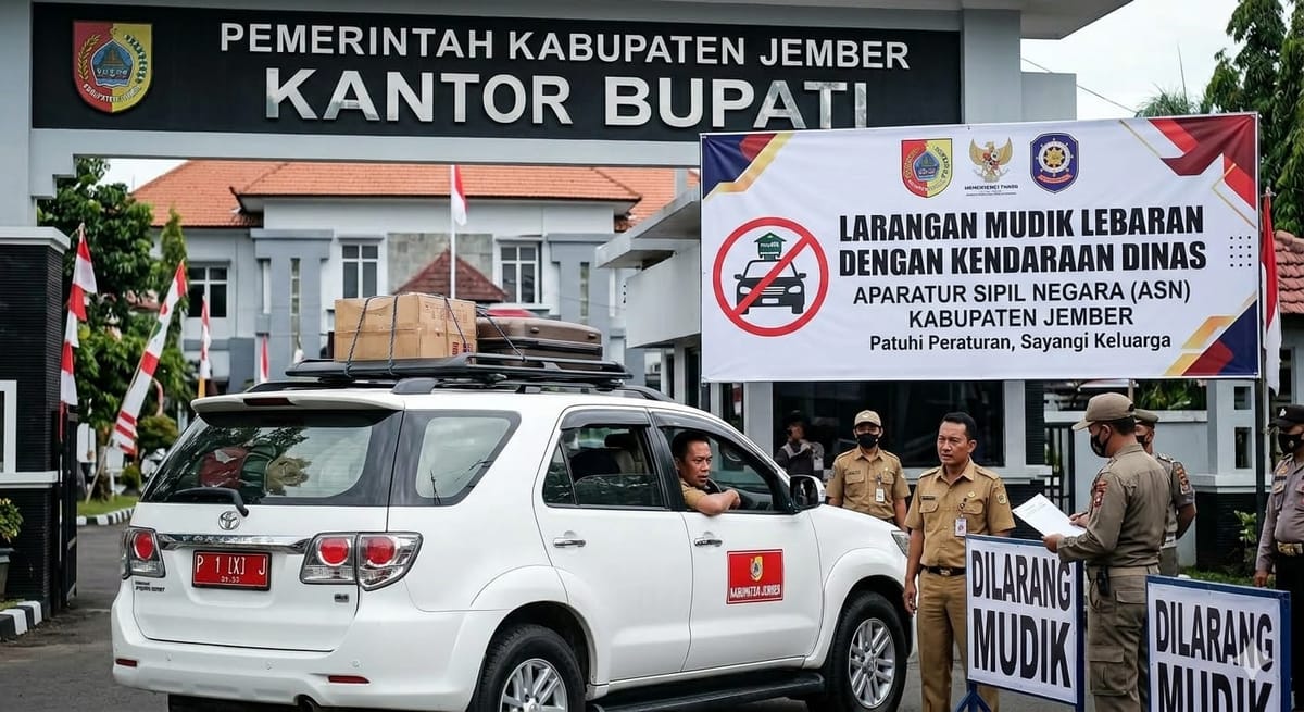 Bupati Jember Larang ASN Gunakan Fasilitas Dinas untuk  Mudik Lebaran