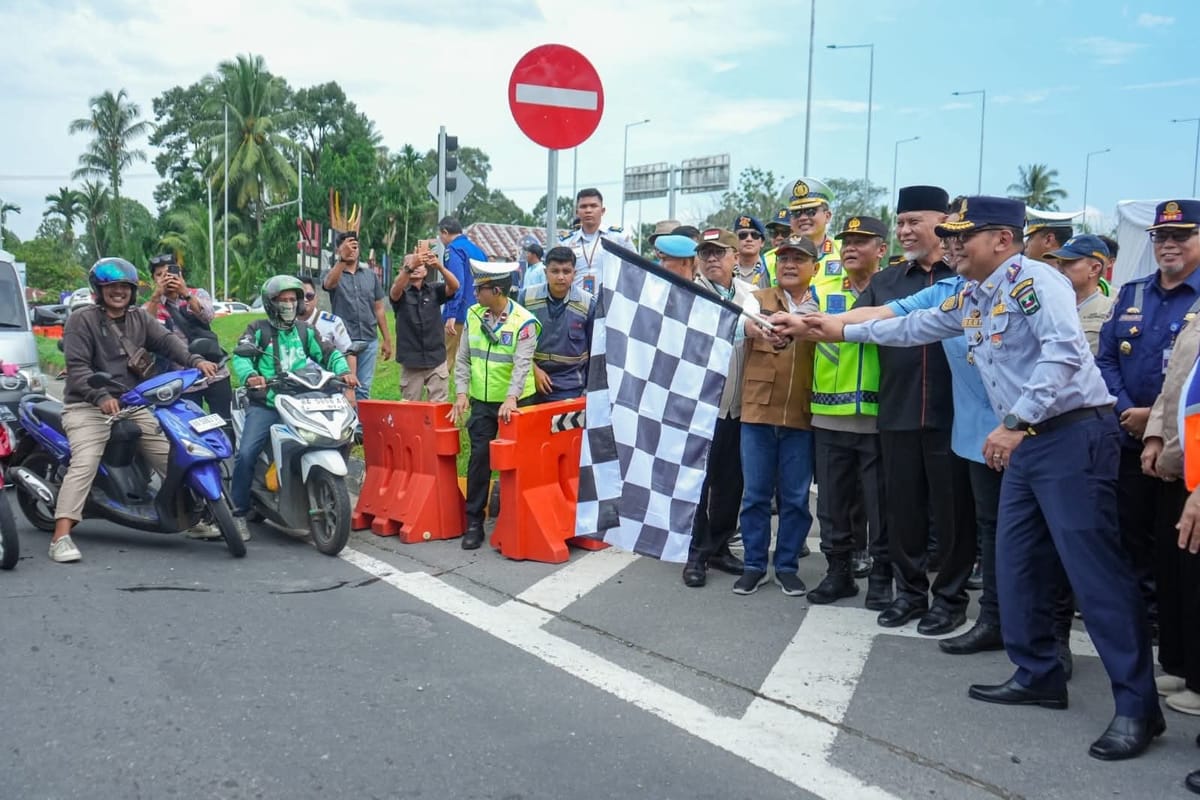 Sistem One Way Jalur Padang Bukittinggi Mulai Berlaku, Pengendara Diminta Patuh