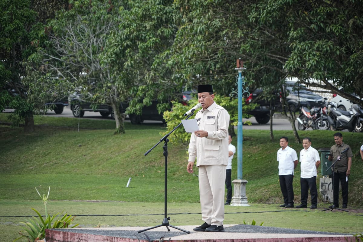 Gelar Apel Sore Mendadak, Bupati: Mengukur Tingkat Kehadiran dan Kedisiplinan Aparatur Kuansing
