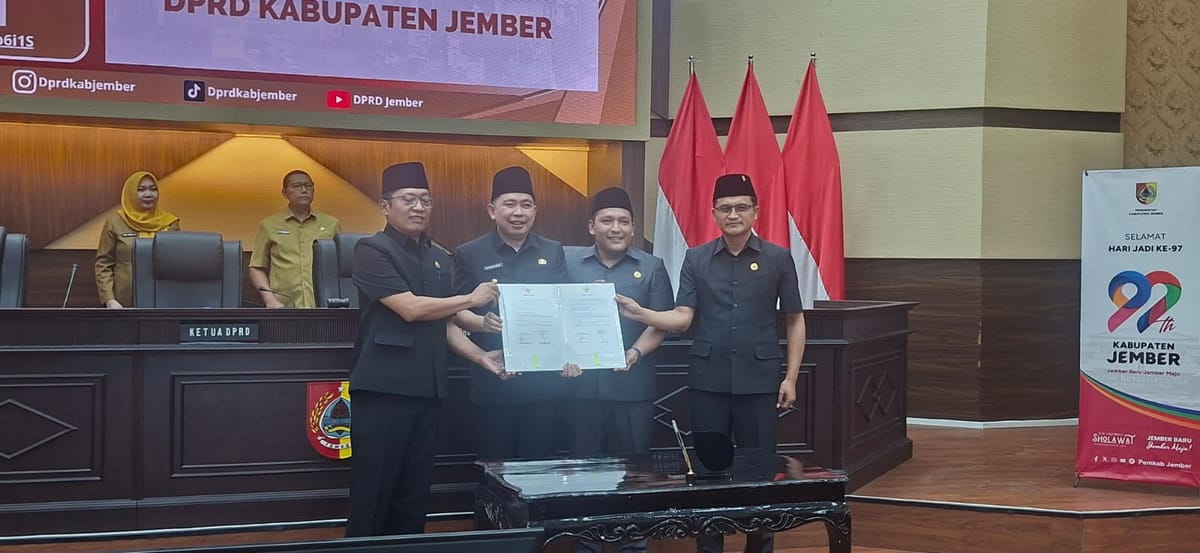 DPRD Jember Tekankan Sinergi Kuat Dengan Eksekutif Dalam Paripurna LKPJ Bupati 2025