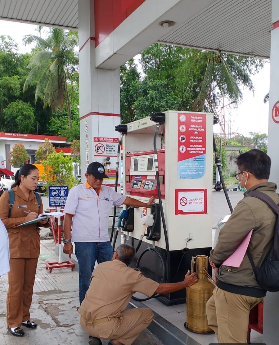 Pengawasan Ukur Takar Timbang dan Perlengkapannya SPBU di Jember