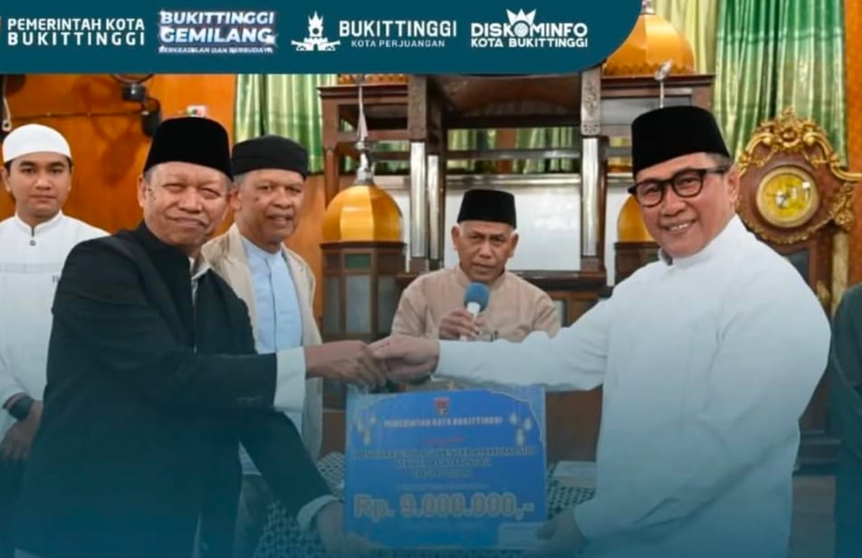 Hari Ketiga, Tim 1 Pemko Bukittinggi Safari Ramadhan ke  Masjid Jami’ Tigo Baleh