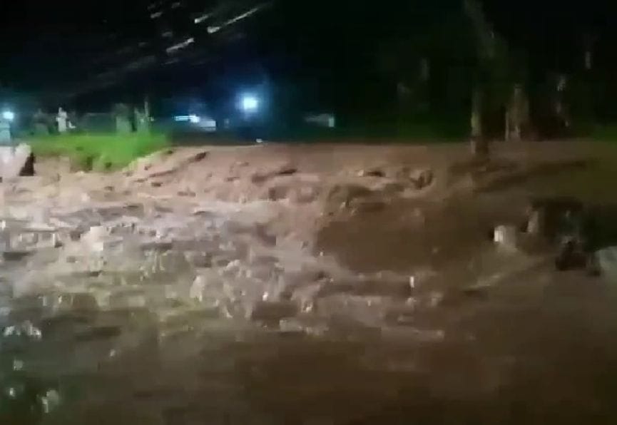 Dampak Hujan Deras Semalam Tanggul Sungai Plumbon Jebol Lagi