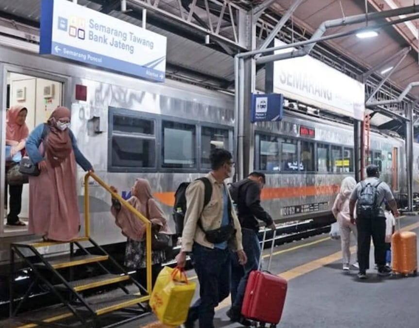 KAiI Daop IV Semarang Catat Tingkat Ketepatan Waktu Keberangkatan dan Kedatangan