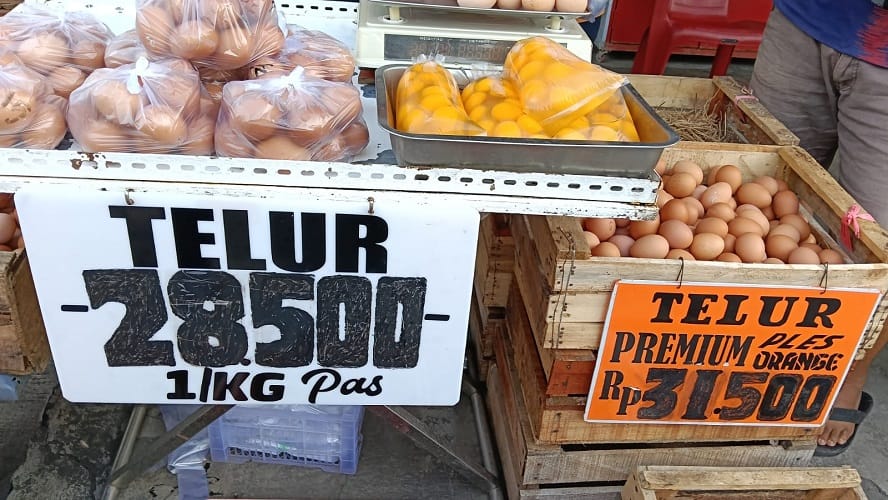 Ramadan, Harga Telur di Solo Stabil Tinggi