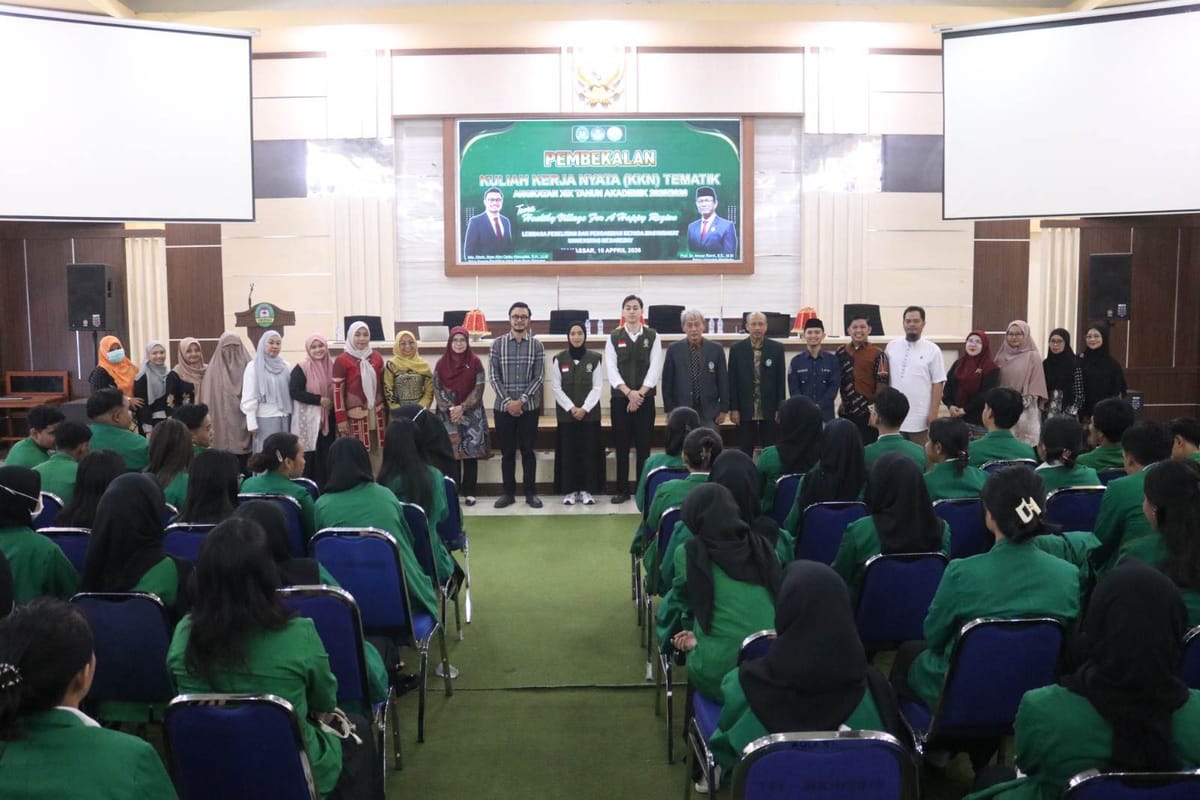 Langkah Awal Pengabdian, 239 Mahasiswa Unimerz Ikuti Pembekalan KKN Tematik 2026