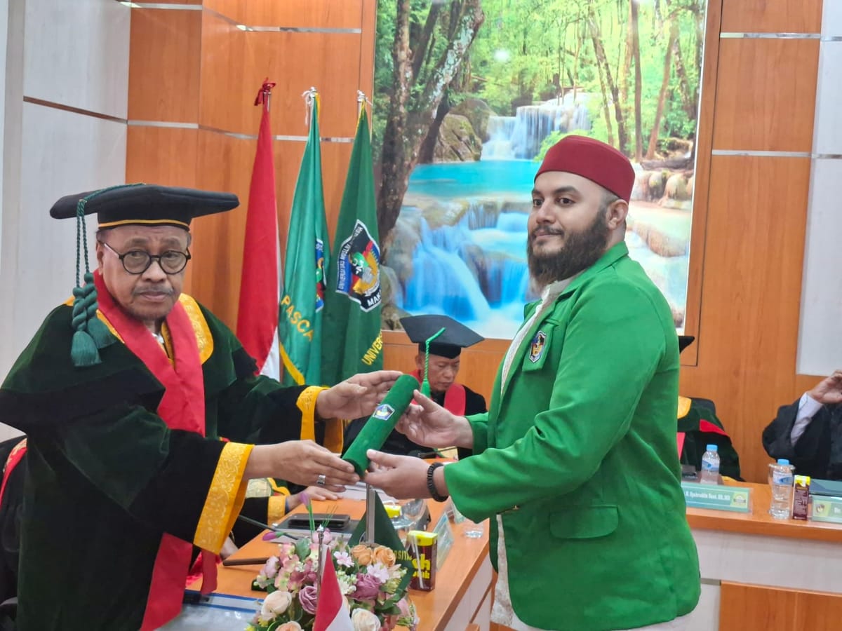 UMI Makassar Kukuhkan Mahasiswa Afrika Utara sebagai Doktor Ilmu Hukum, Perkuat Posisi Kampus Internasional
