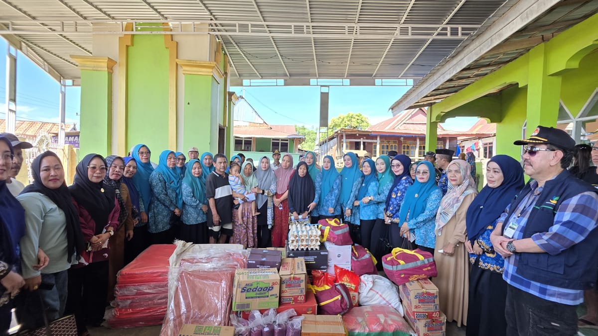 TP PKK Jeneponto Monitoring Posyandu, Salurkan Bantuan Gizi dan Kunjungi Korban Kebakaran di Tolo Selatan