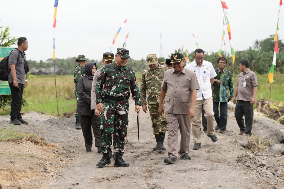 TMMD Sengkuyung Tahap II Resmi Dibuka, Bupati Sleman Harap Kesejahteraan Warga Meningkat