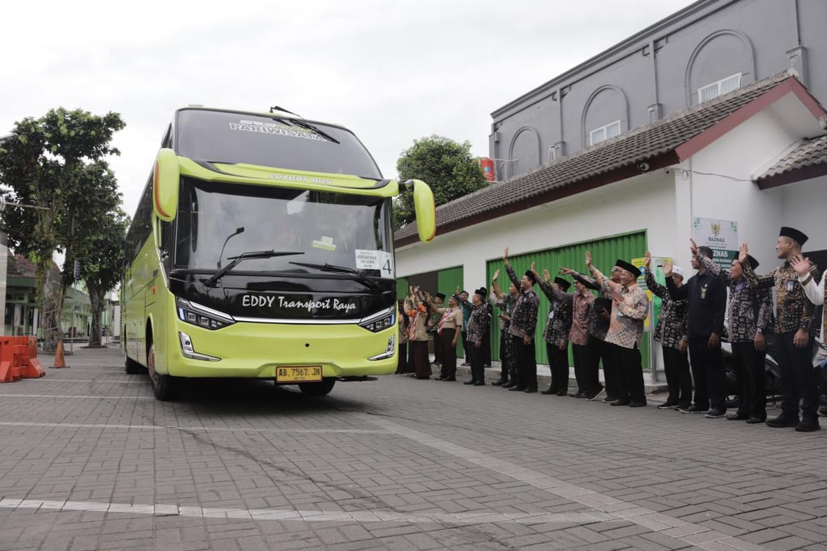 354 Calon Jemaah Haji Asal Sleman Diberangkatkan