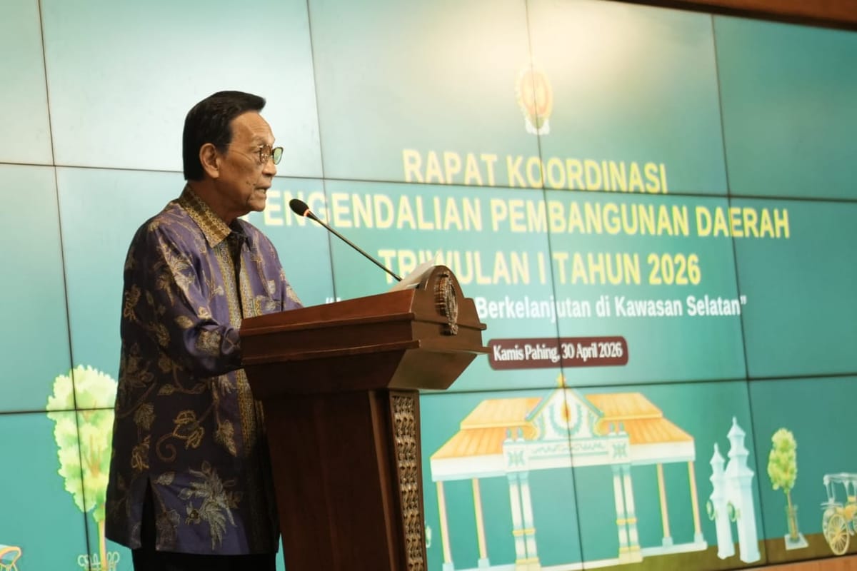 Gubernur DIY Gelar Rapat Triwulan, Kumpulkan Kepala Daerah se-DIY