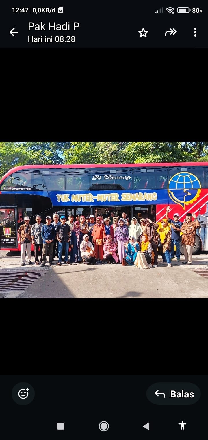 Silaturahmi Mantan Penyiar-Operator RRI Semarang Dikemas dalam Sight Seeing dan HBH
