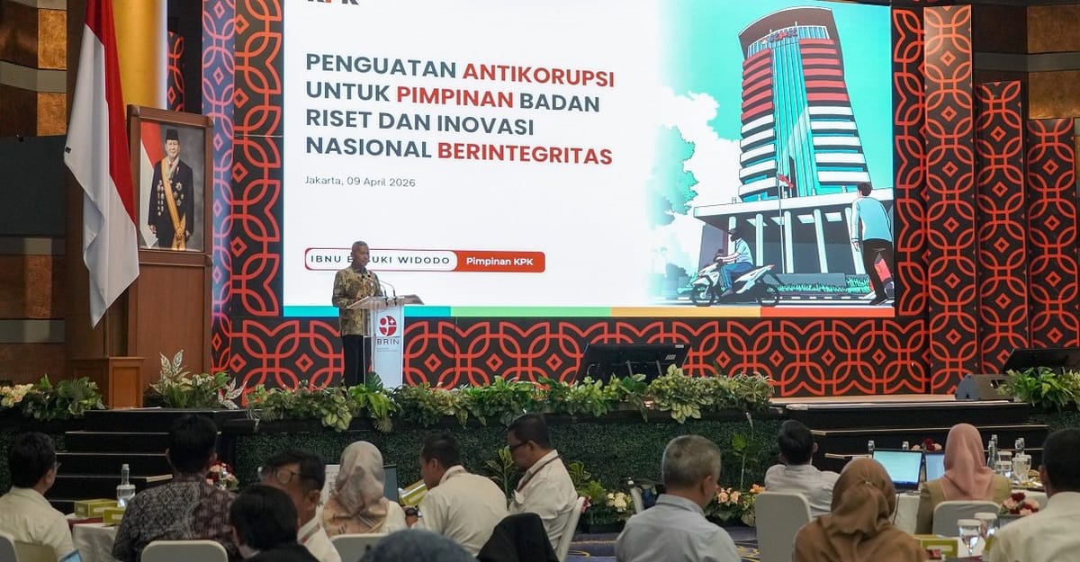 Jaga Integritas Riset, 153 Pimpinan BRIN Dibekali KPK