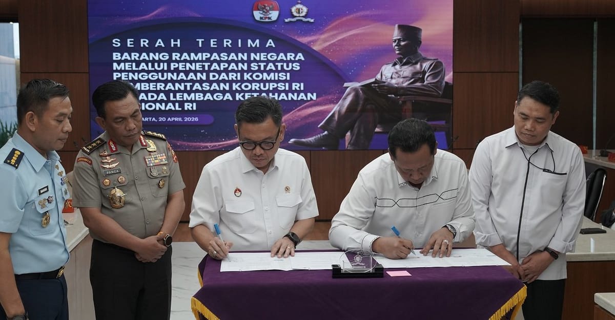 Optimalisasi Aset Negara, KPK Serahkan Rampasan Senilai Rp3,52 Miliar ke Lemhannas