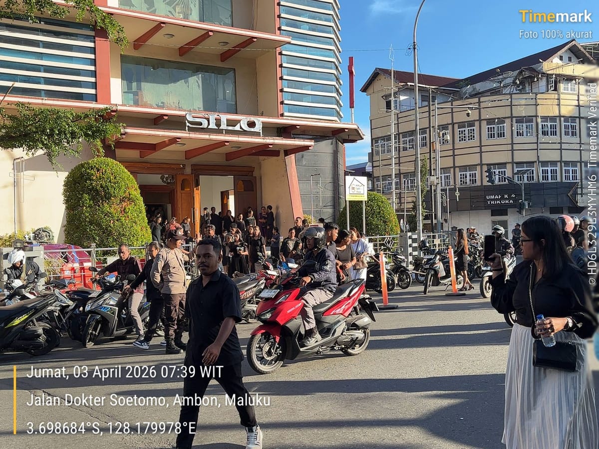 Polresta Ambon Laksanakan Pengamanan Ibadah Jumat Agung, Situasi Aman dan Kondusif