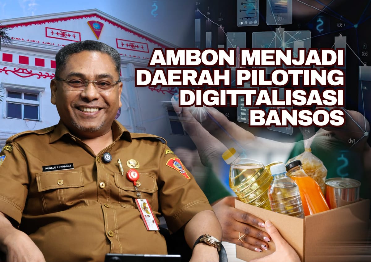 Pemkot Ambon Perketat Bansos Digital, Lekransy : Data Ganda Dihapus