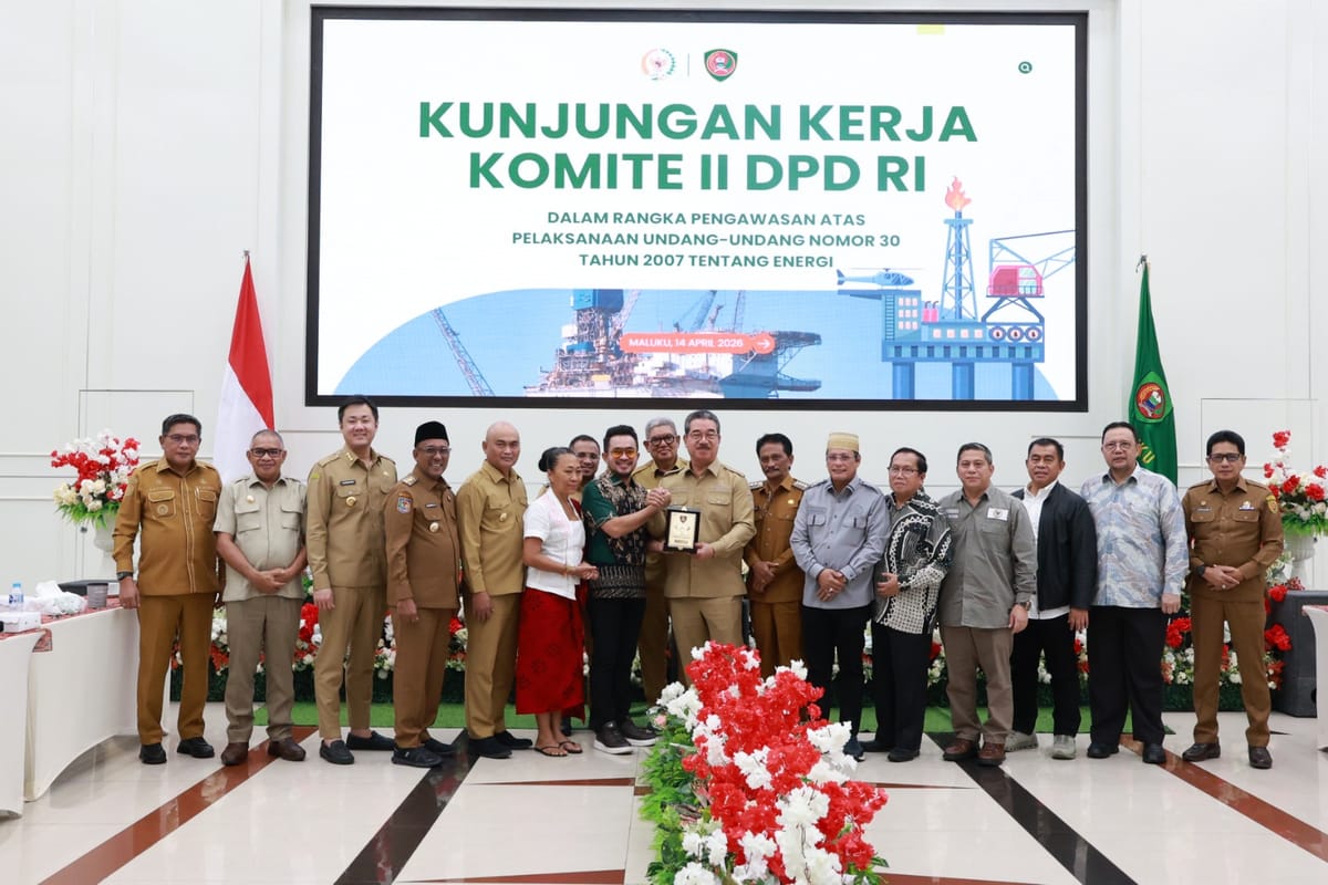 Gubernur Maluku Apresiasi Kunker Komite II DPD RI, Perkuat Pengawasan Energi dan Dorong Proyek Strategis Blok Masela