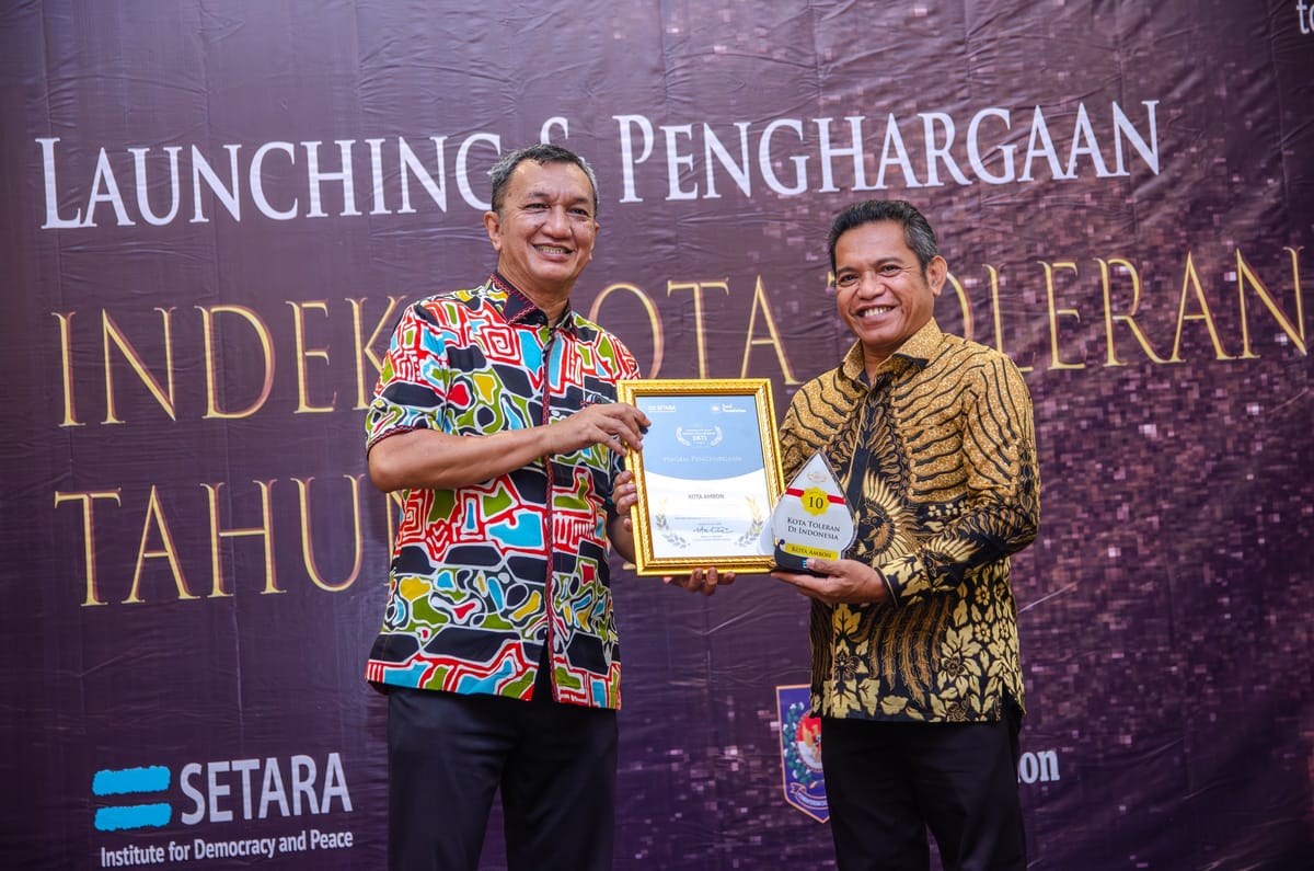 Ambon Tembus 10 Besar Kota Toleran, Bukti Harmoni yang Terjaga