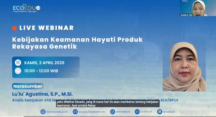 Webinar 146 Kebijakan Keamanan Hayati Produk Rekayasa Genetik