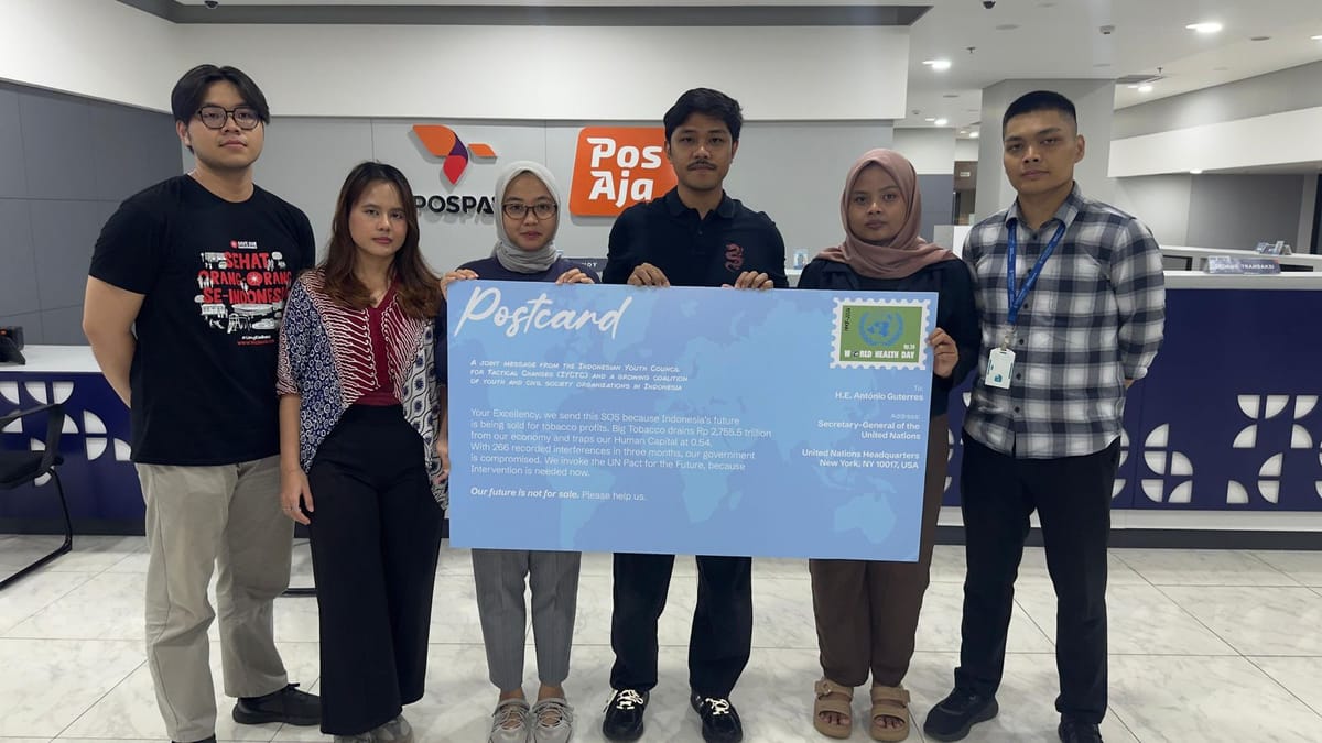 Aliansi 34 Organisasi Kepemudaan Surati PBB : "Darurat Perokok Anak di Indonesia"
