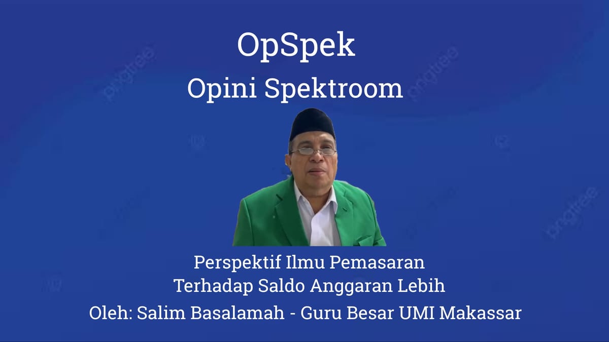 Perspektif Ilmu Pemasaran Terhadap Saldo Anggaran Lebih
