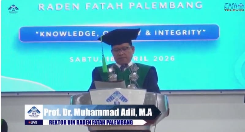 UIN Raden Fattah Palembang Mewisuda 1.055 Sarjana