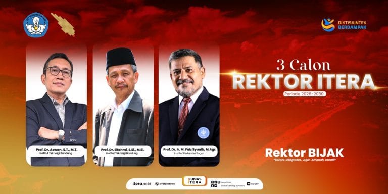 Tiga Kandidat Rektor Ditetapkan Sebagai Calon Rektor Itera