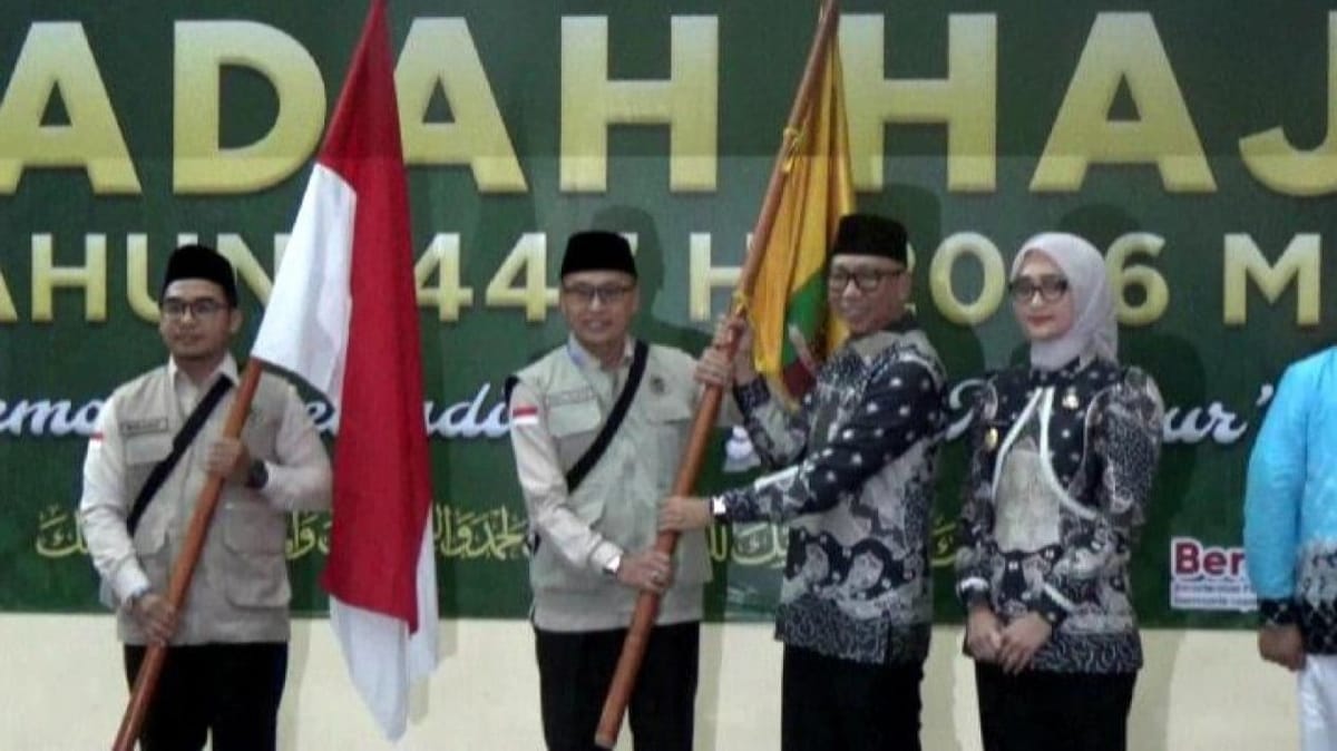 Lepas Keberangkatan 445 JCH, Gubernur Mirza Minta Doakan Kemajuan dan Kesejahteraan Lampung