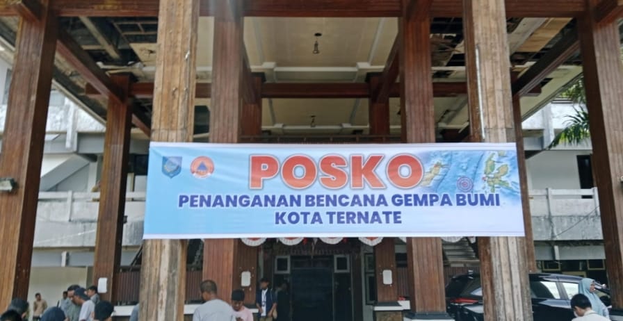 Pemerintah Kota Ternate Buka Posko Bencana Gempa Bumi di Eks Kantor Walikota