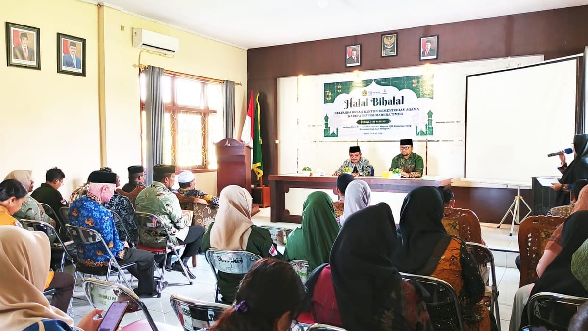 Kemenag Haltim Gelar Khatmil Quran dan Halal Bihalal, Sucikan Hati, Tingkatkan Kinerja