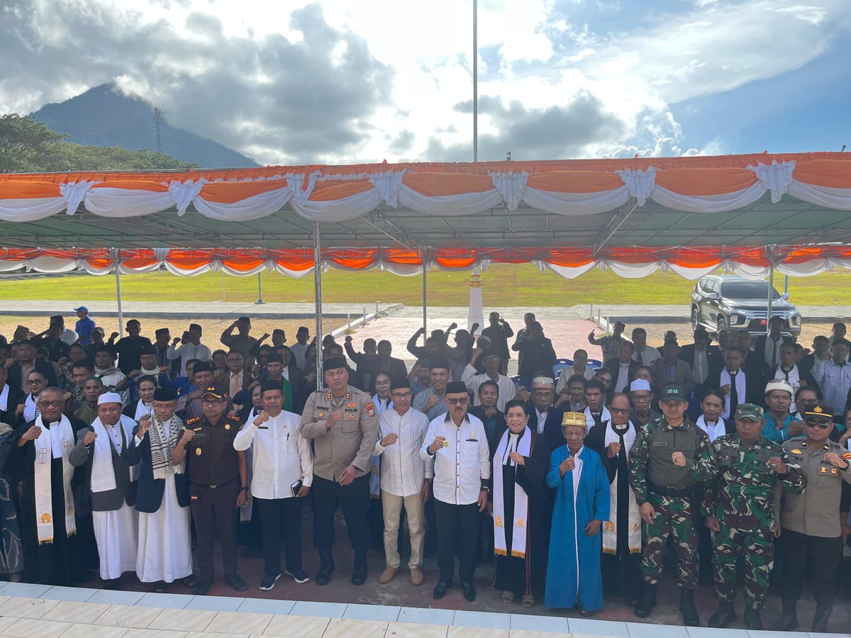 Gerakan Cinta Damai dan Halal Bi Halal, Perkuat Toleransi dan Kebersamaan di Halmahera Barat