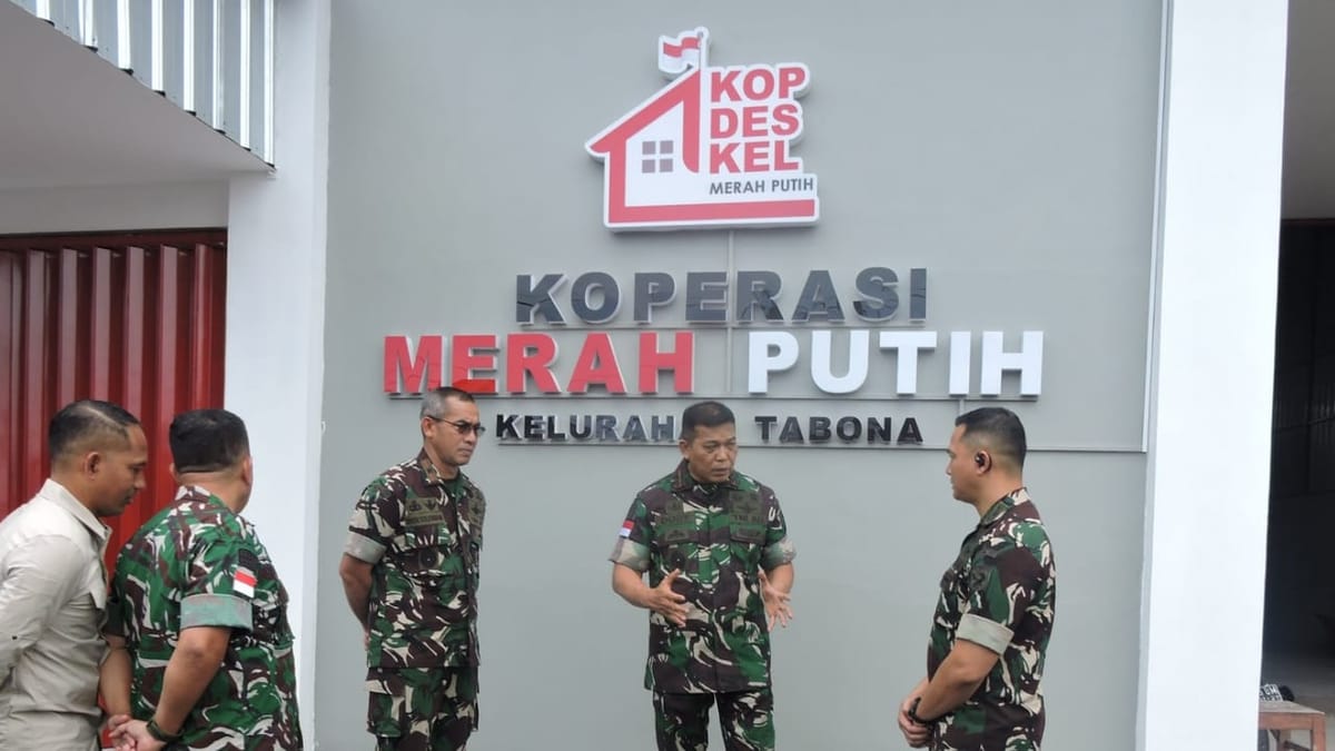 Pangdam XV/Pattimura Tinjau Progres Pembangunan Koperasi Merah Putih di Kota Ternate