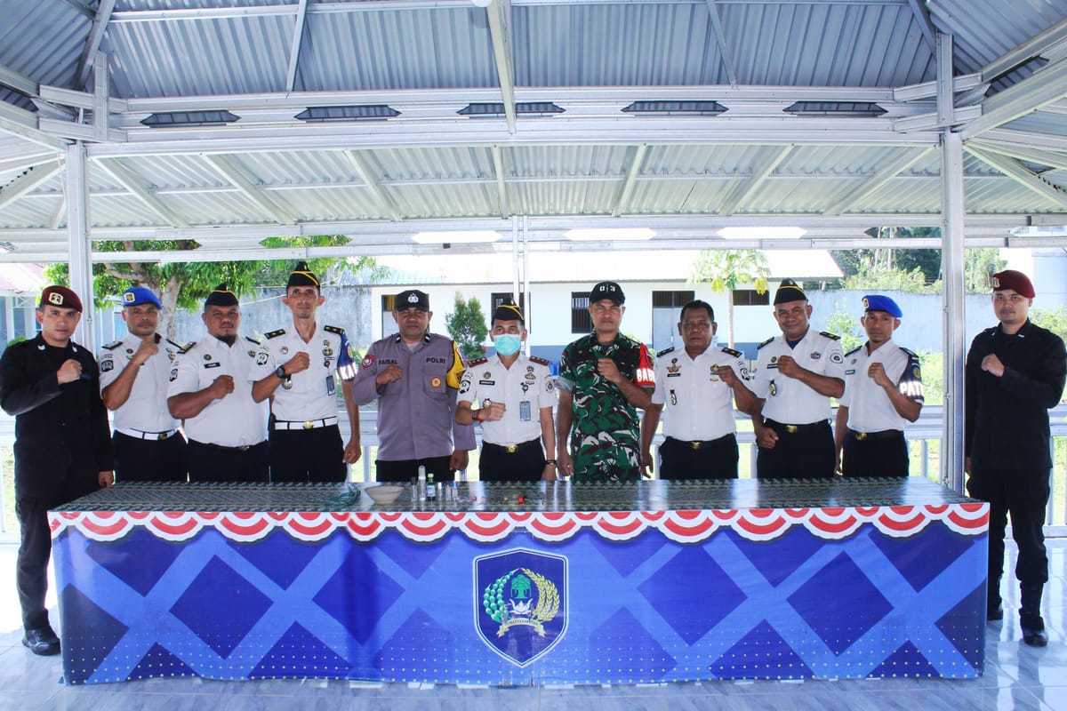 Lapas Kelas IIB Jailolo Lakukan Ikrar Bersama Bebas Narkoba dan Handphone Ilegal