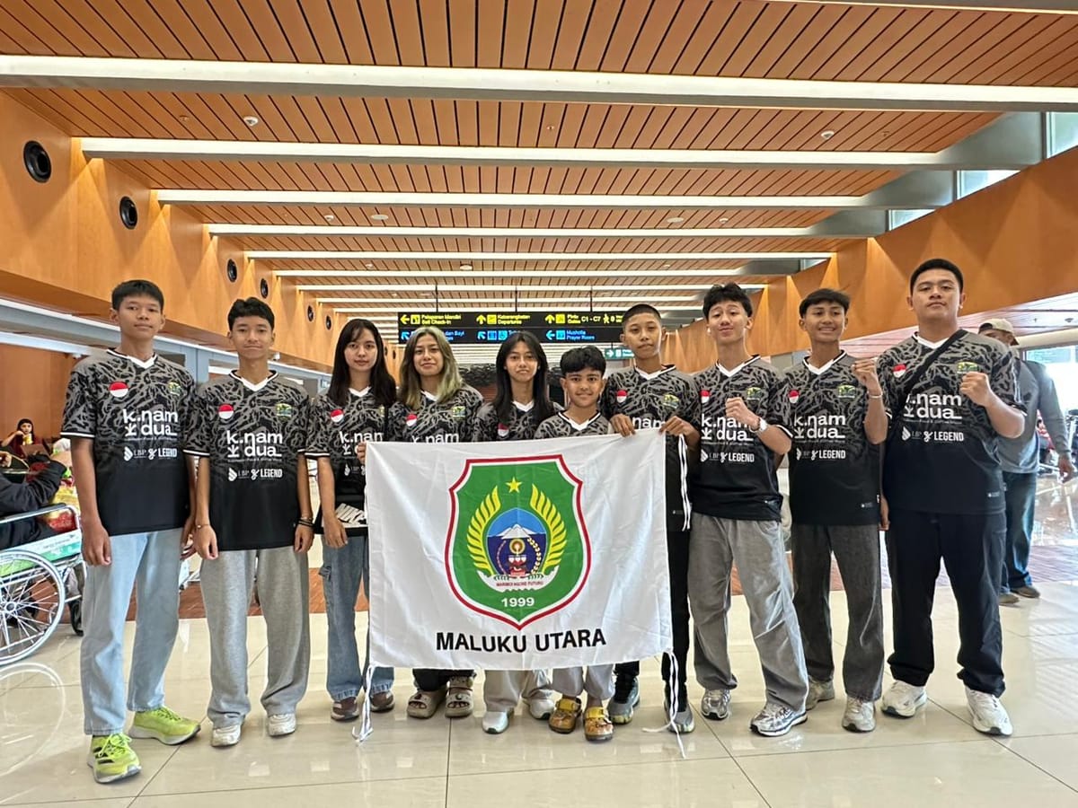 Tim Taekwondo Maluku Utara Ikut Kejurnas Cadet dan Junior di Samarinda