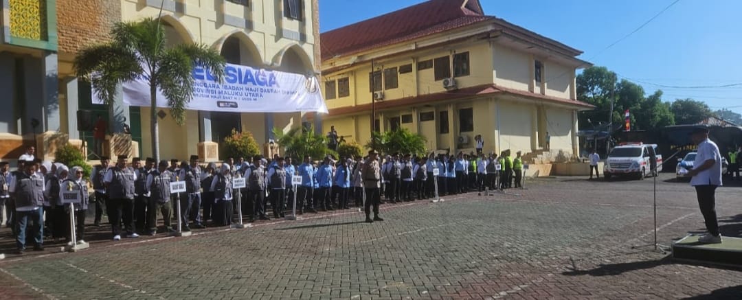 Wagub Maluku Utara Pimpin Apel Panitia Penyelenggara Ibadah Haji Daerah
