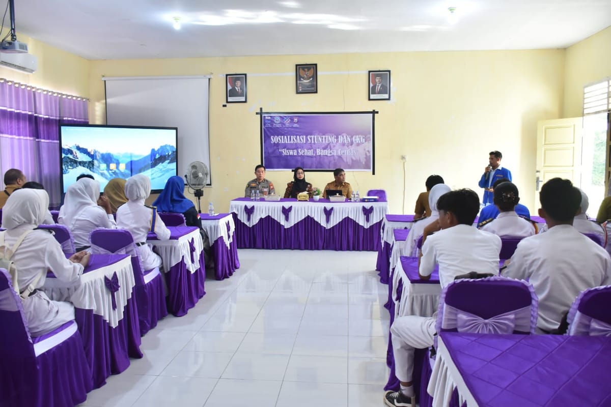 BKKBN Maluku Utara Edukasi Pencegahan Stunting Kepada Siswa SMK Negeri 5 Tidore Kepulauan