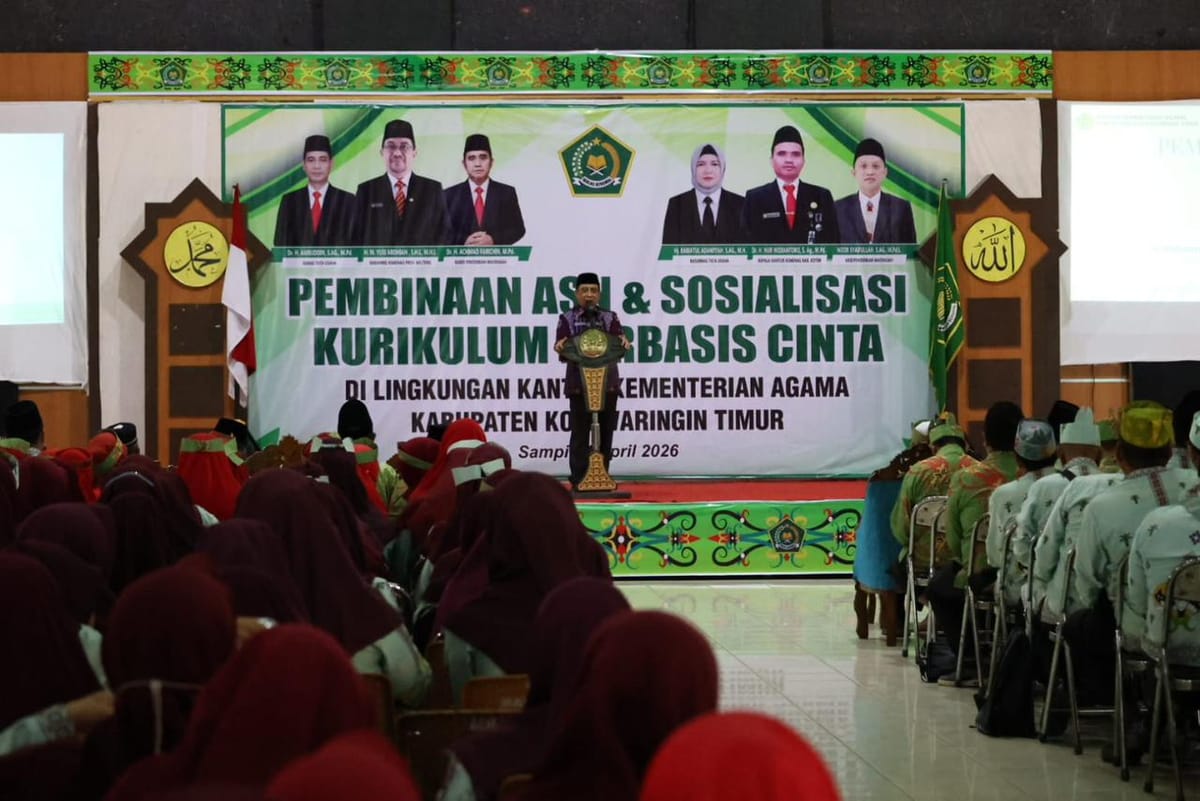 Kemenag Kalteng Dorong Kurikulum Berbasis Cinta, Pendidikan Tak Sekadar Target Akademik