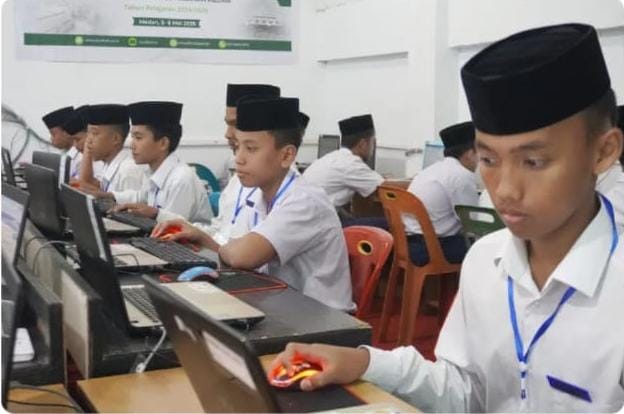 UAN PKPPS 2026 Dimulai, 1.191 Santri Kalteng Uji Kompetensi Berbasis Digital