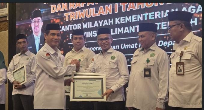 Tiga Penghargaan Diraih, Kemenag Palangka Raya Tunjukkan Kinerja Responsif dan Solid