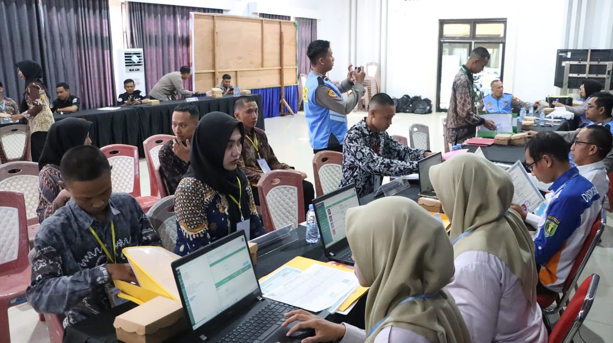Pemeriksaan Adminitrasi Awal Tingkat Pabanrim Polres Tabalong digelar, Panitia Ikutsertakan Pengawas Internal dan Eksternal