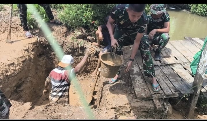 Jembatan Garuda Hulu Sungai Tengah Masuk Tahap Pondasi Utama
