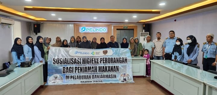 Pelindo Regional 3 Sub Regional Kalimantan Perkuat Keamanan Pangan Melalui Sosialisasi Cemaran dan Penyakit Bawaan Pangan