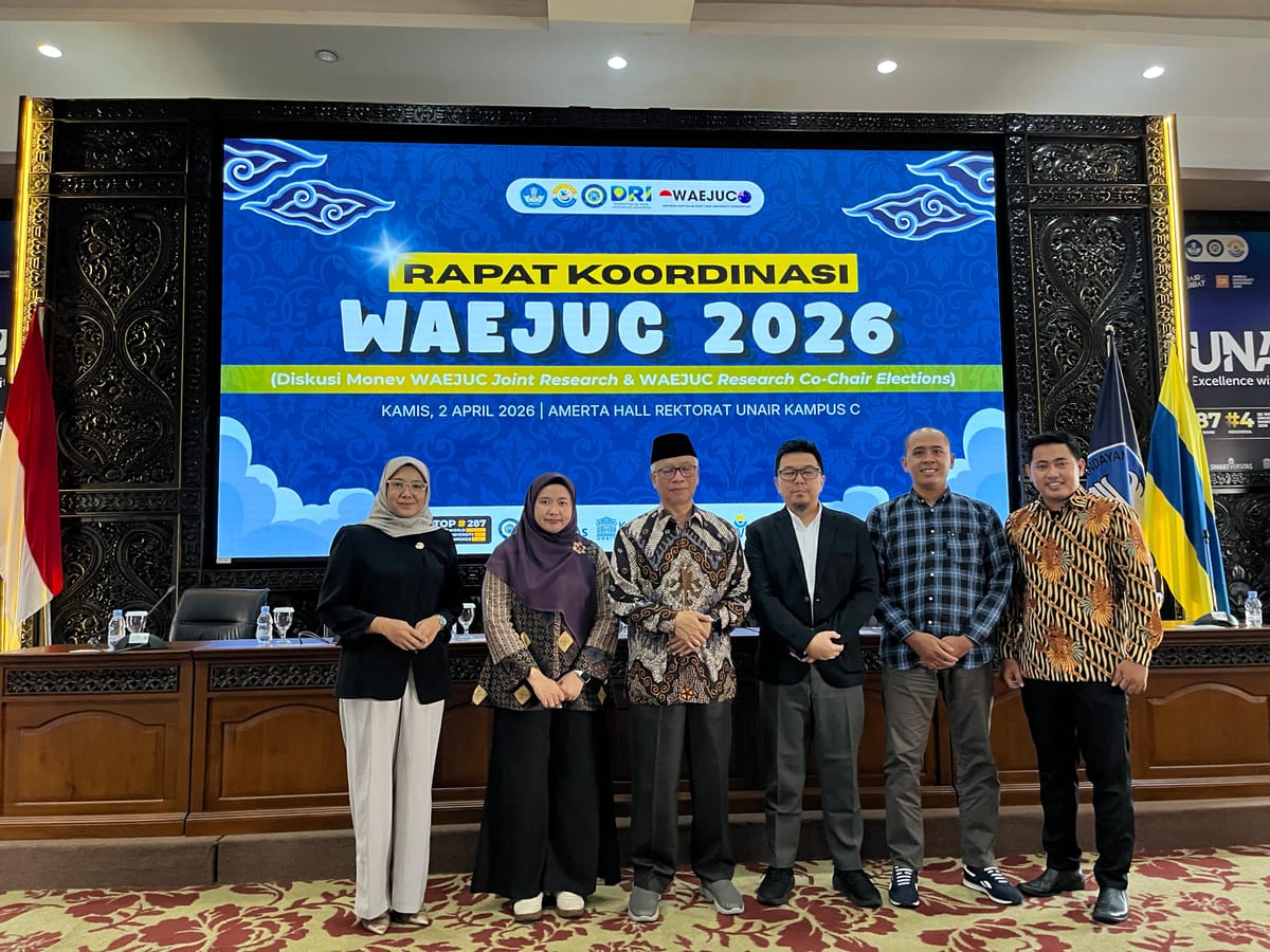 International Office UIN Malang Hadiri Pertemuan Koordinasi WAEJUC di Universitas Airlangga
