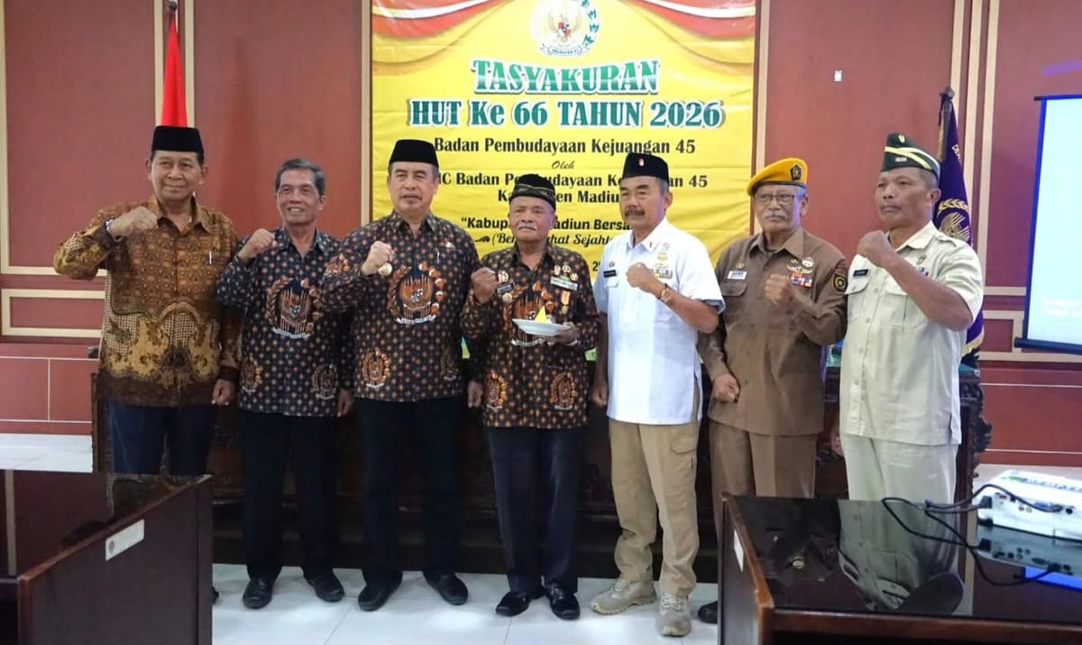 Bupati Madiun Ajak Badan Pembudayaan Kejuangan 45 Wujudkan Visi dan Misi Kabupaten Madiun