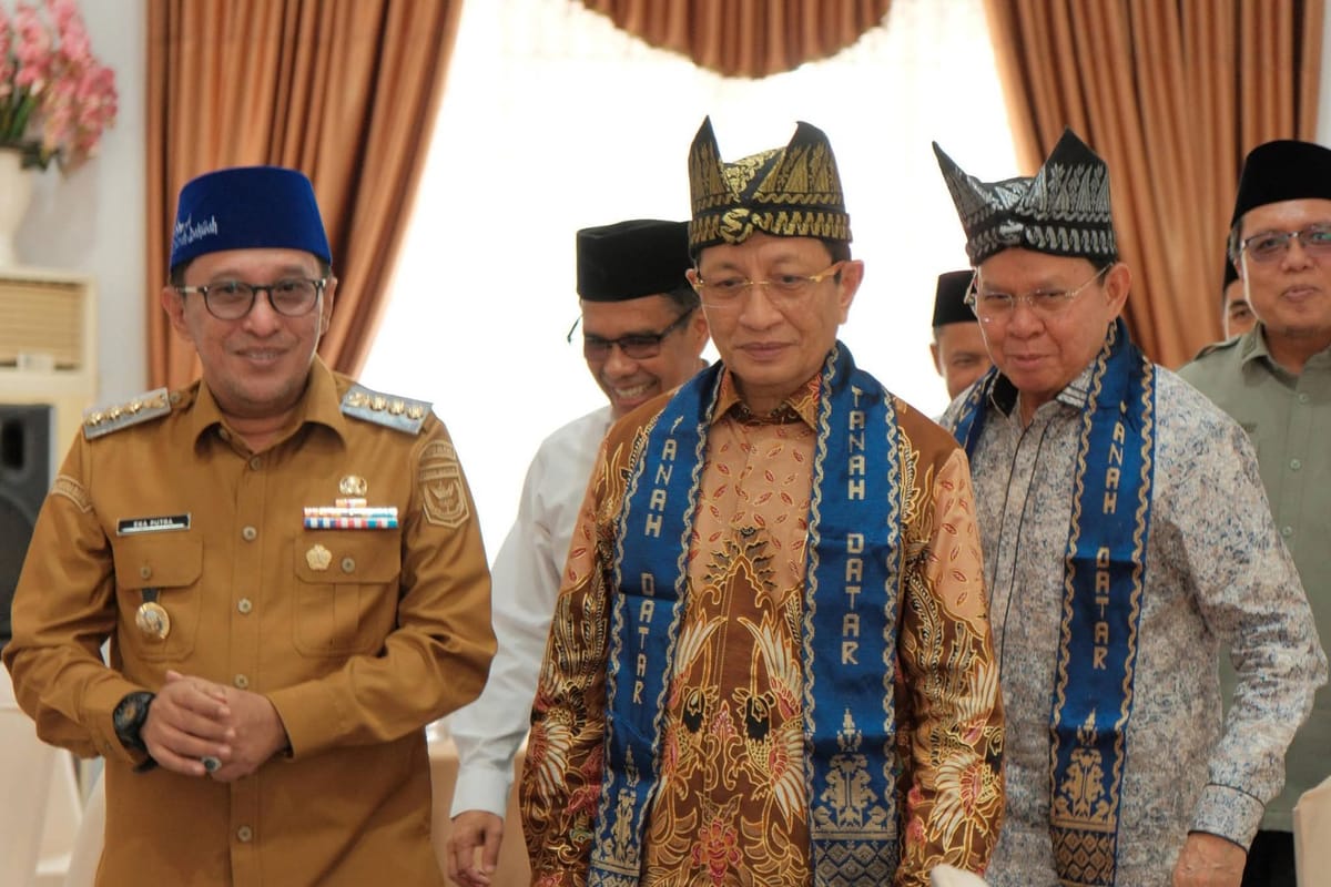Menag RI Nasaruddin Umar Kunjungi Tanah Datar, Apresiasi Kearifan Lokal dan Program Keagamaan Unggulan