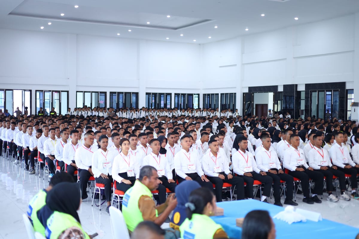 Wakapolda Maluku Pimpin Pakta Integritas, 1.213 Peserta Ikuti Seleksi Penerimaan Anggota Polri TA. 2026 Berbasis “BETAH”