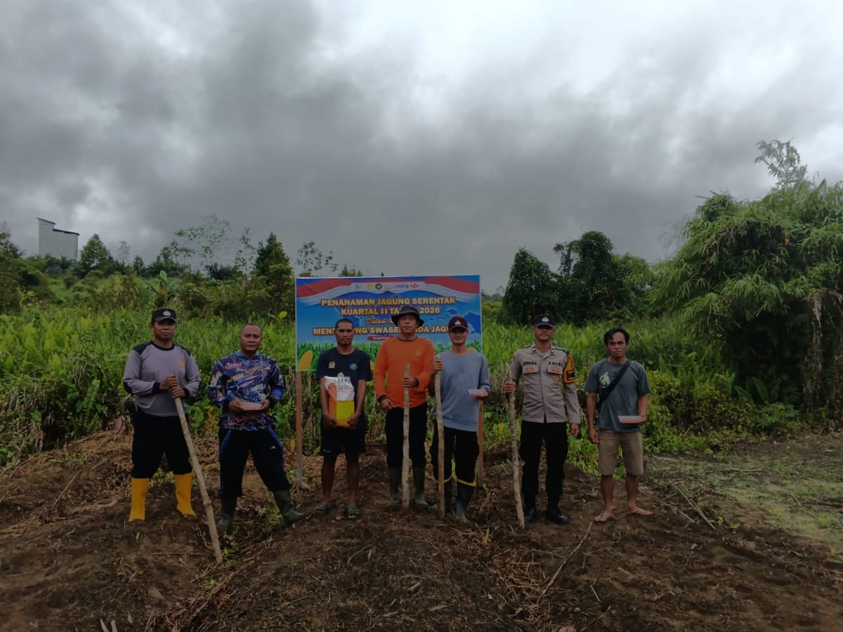 Menanam Harapan di Melawi: Sinergi Polisi dan Petani Wujudkan Swasembada Pangan